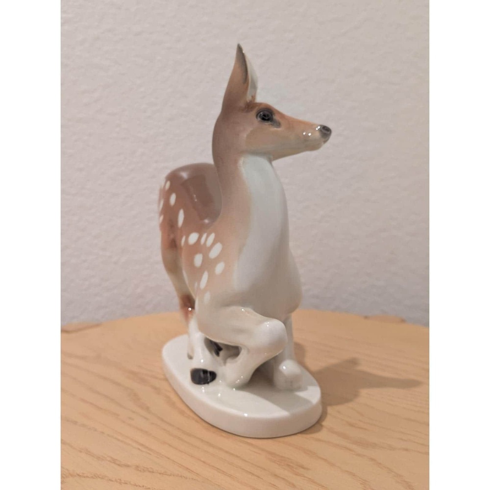 Vintage Lomonosov Porcelain Deer - Picture 3 of 9